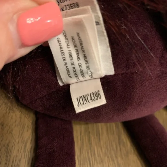 Jellycat Viola Reindeer Burgundy Plush Toy - Picture 12 of 13